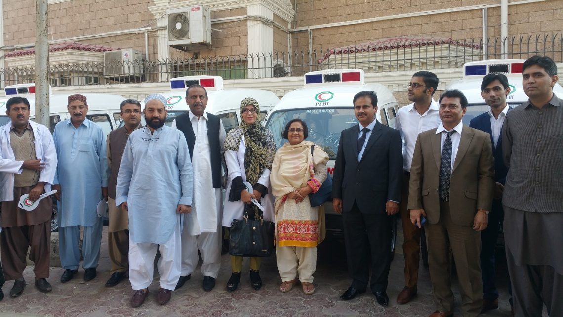 Health Minister Distributes 10 Ambulances To PPHI Sindh BHU Plus